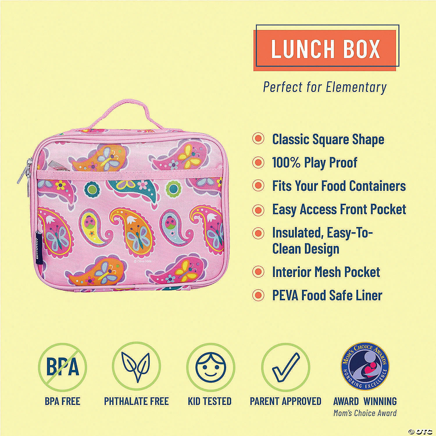 MW Wildkin - Paisley Lunch Box 4 MW Wildkin - Paisley Lunch Box - Image 2