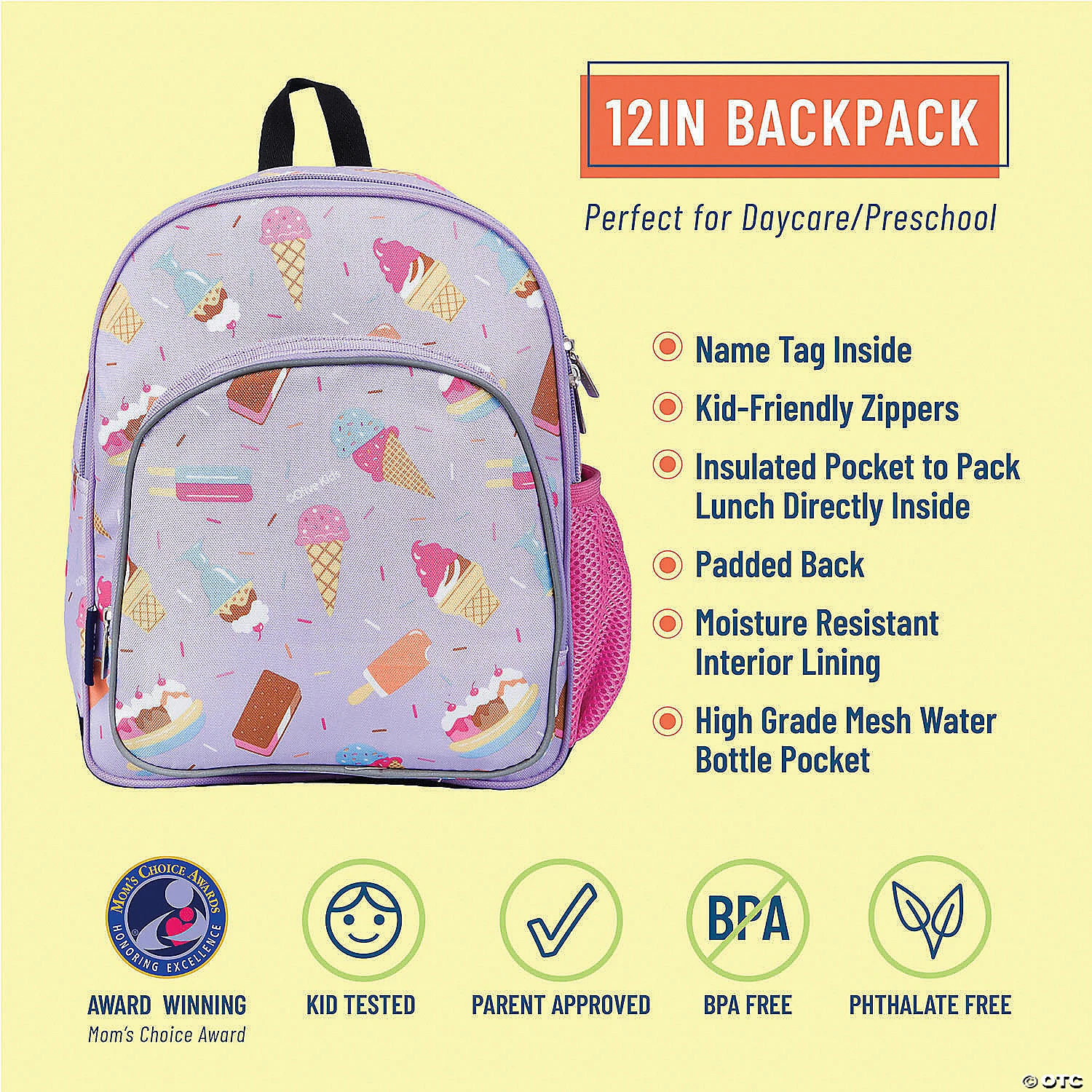MW Wildkin: Sweet Dreams 12 Inch Backpack 4 MW Wildkin: Sweet Dreams 12 Inch Backpack - Image 2