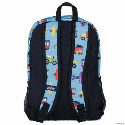 MW Wildkin: Trains, Planes & Trucks 16 Inch Backpack -Creative Activities Sales wildkin trains planes and trucks 16 inch backpack14110749 a03