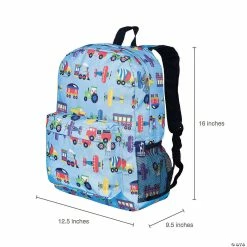 MW Wildkin: Trains, Planes & Trucks 16 Inch Backpack -Creative Activities Sales wildkin trains planes and trucks 16 inch backpack14110749 a05
