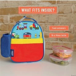 MW Wildkin: Trains, Planes & Trucks Clip-in Lunch Box -Creative Activities Sales wildkin trains planes and trucks clip in lunch box14110636 a02