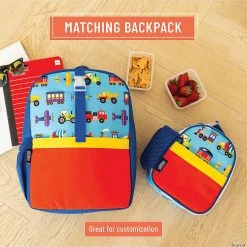 MW Wildkin: Trains, Planes & Trucks Clip-in Lunch Box -Creative Activities Sales wildkin trains planes and trucks clip in lunch box14110636 a03