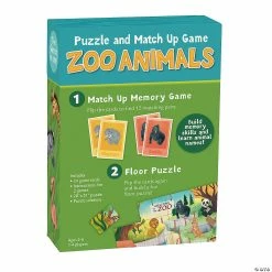 MW Zoo Animal Puzzle & Match Up Game -Creative Activities Sales zoo animal puzzle and match up game14166764 a05